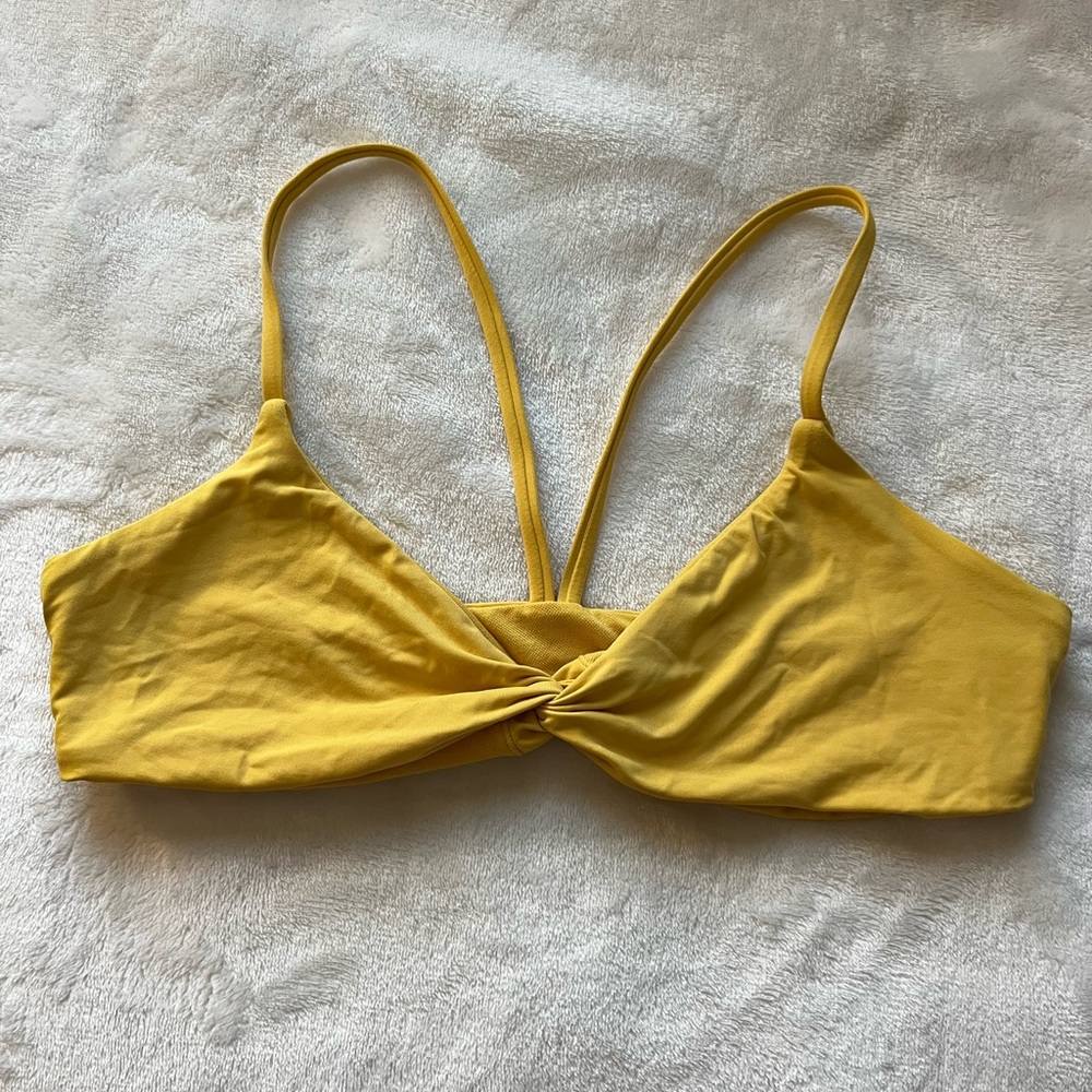 Yellow Billabong Bikini Top